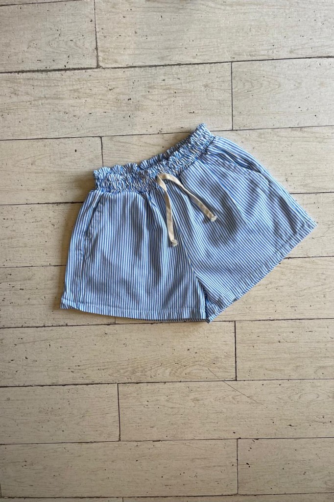 SHORT DE GABARDINA RAYADO