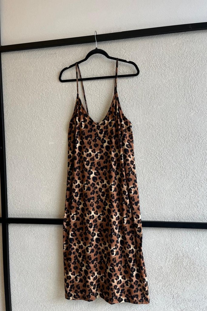 VESTIDO DE MODAL ANIMAL PRINT